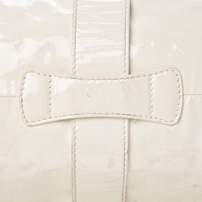 Jimmy Choo Patent Riki Bag White 14 of 21