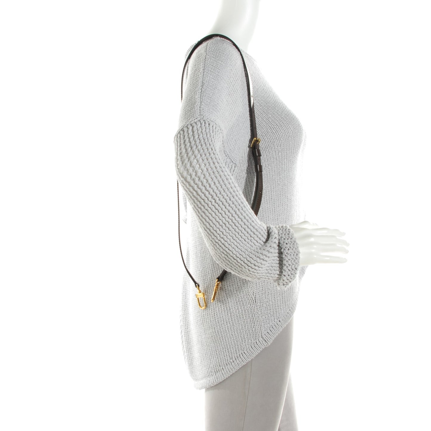 Calfskin 16mm Adjustable Shoulder Strap Brown