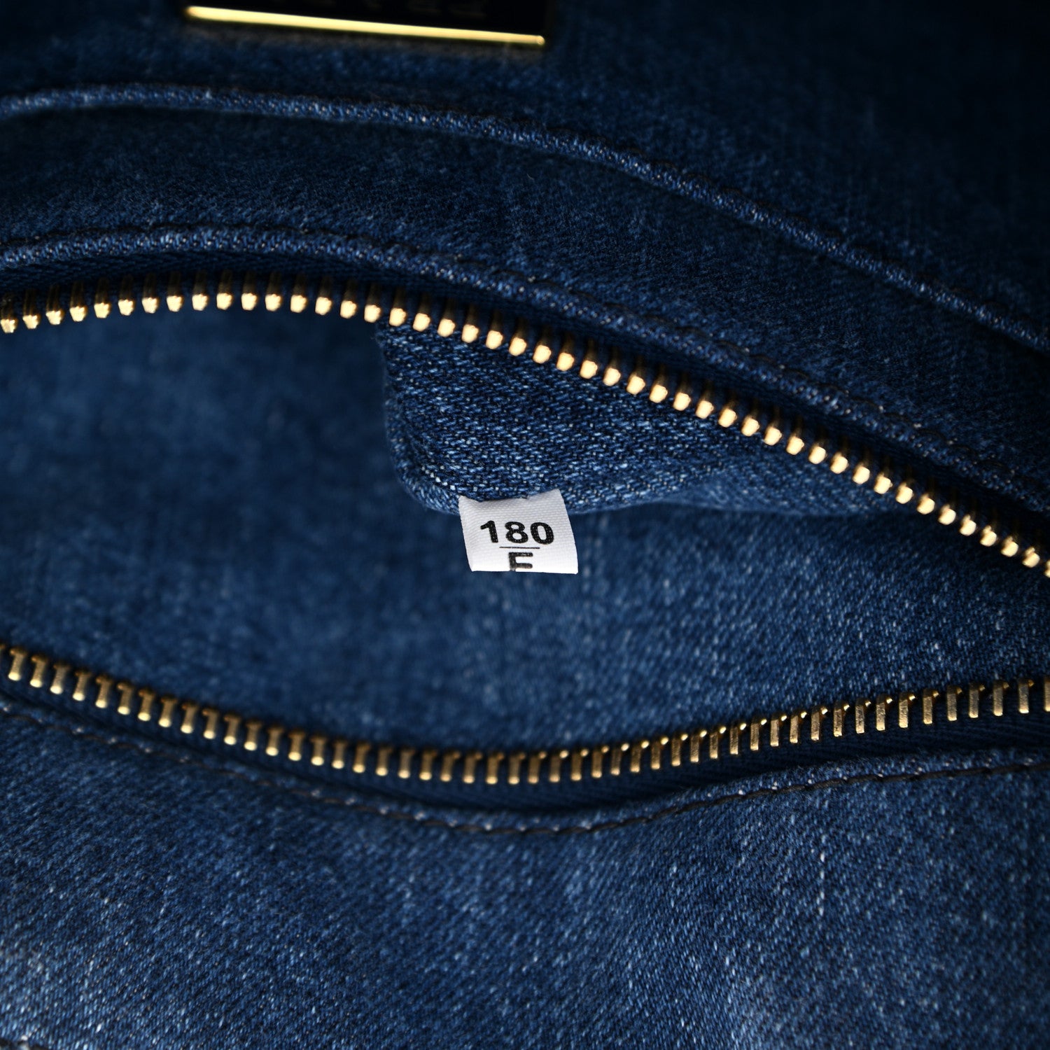 Prada Denim Small Logo Tote Bleu 7 of 10