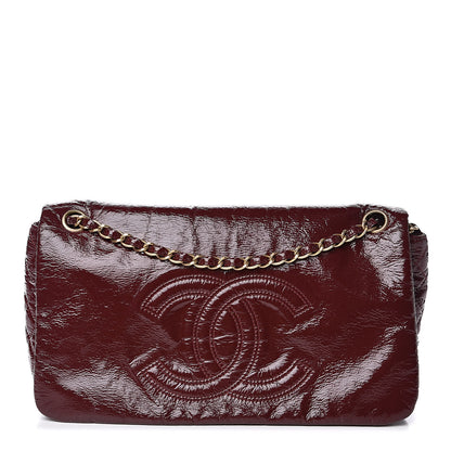 Chanel Vinyl Rock and Chain Medium Flap Bordeaux 1 of 11