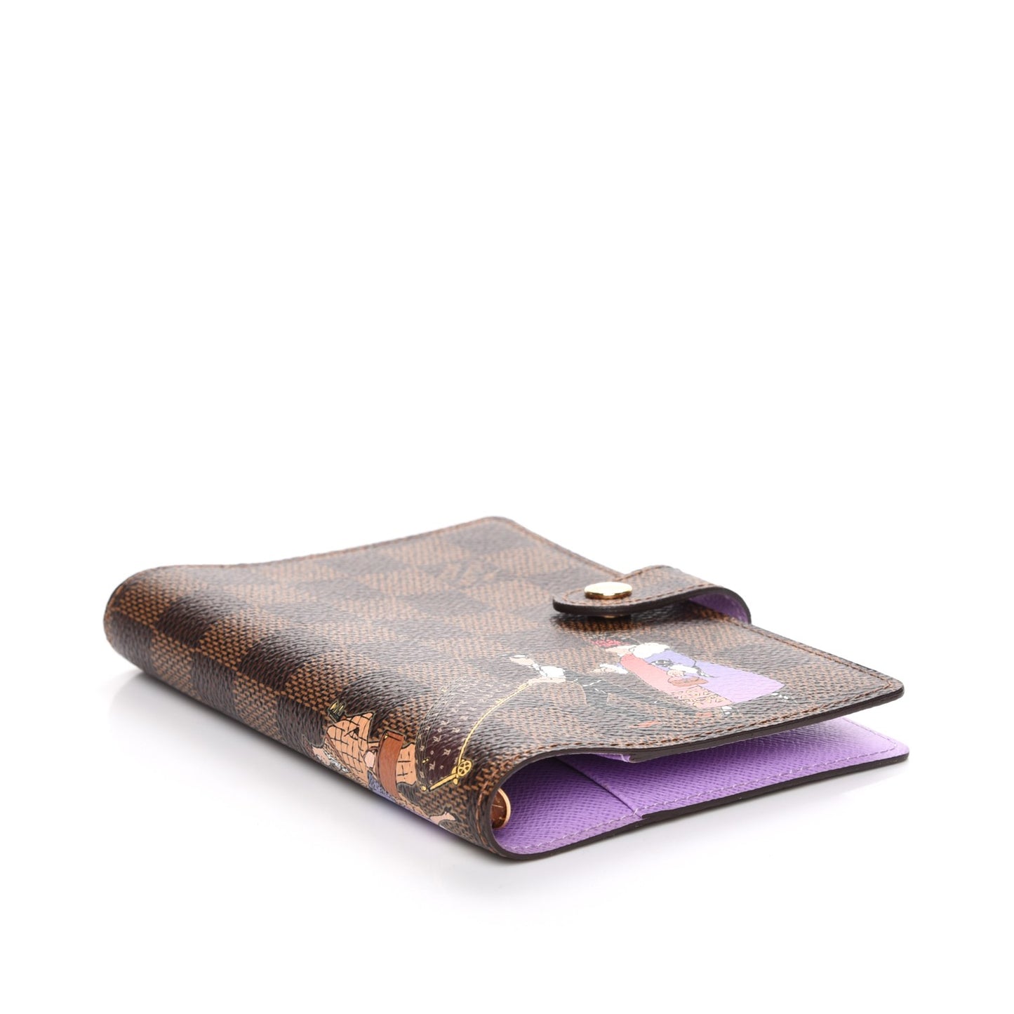 Damier Ebene Illustre Small Ring Agenda