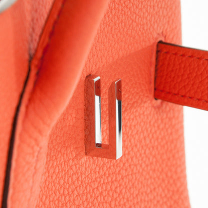 Hermes Togo Birkin 35 Orange Poppy 15 of 24