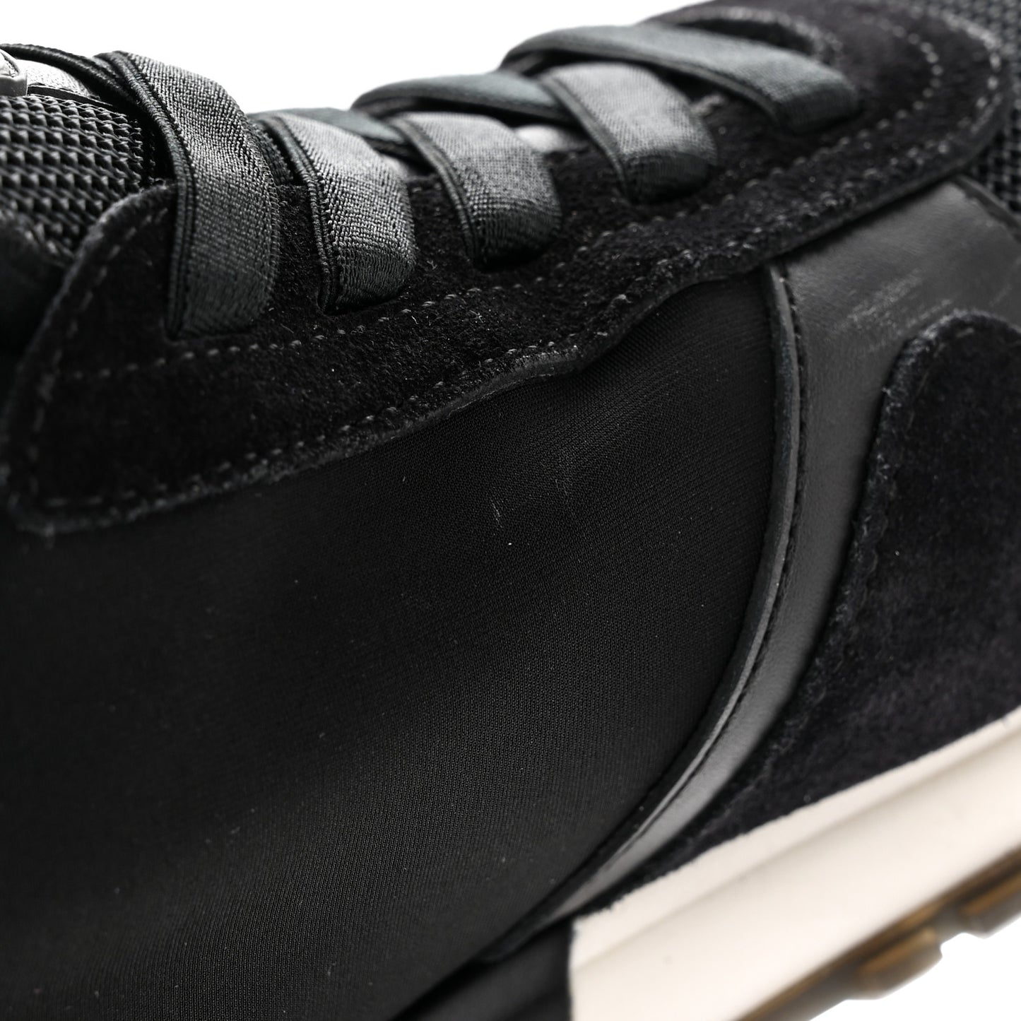 Calfskin Monogram Run Away Sneakers 39 Black