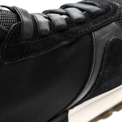 Louis Vuitton Calfskin Monogram Run Away Sneakers 39 Black 11 of 12
