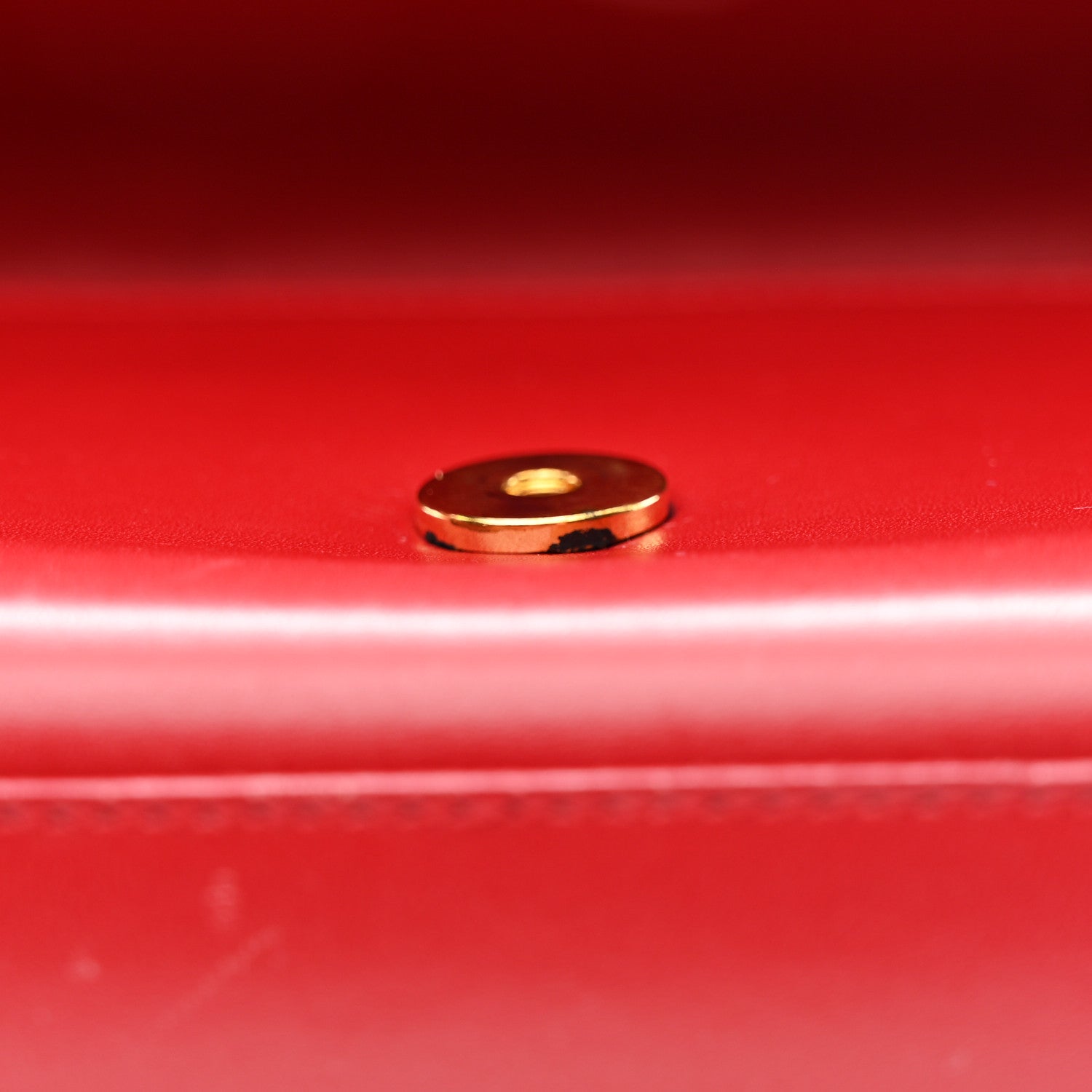 Saint Laurent Calfskin Monogram Cassandre Clutch Rouge Orient 12 of 12