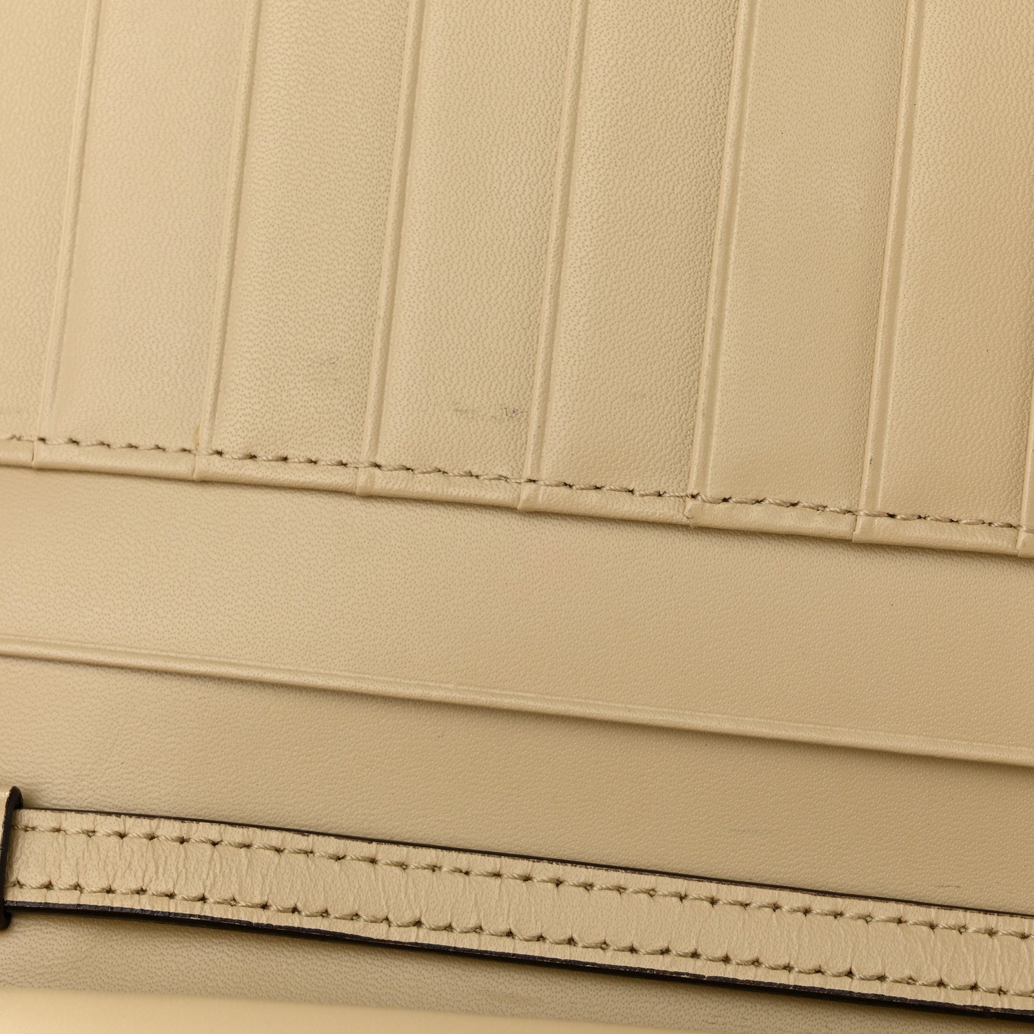 MCM Visetos Chain Wallet Crossbody Beige 12 of 12