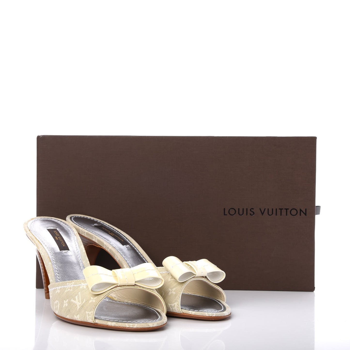 Mini Lin Bow Mules 37.5 Dune