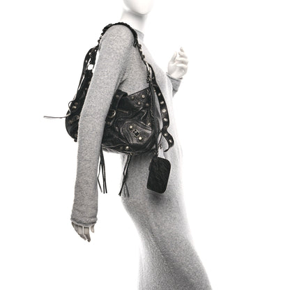Balenciaga Agneau Arena Medium Le Cagole Shoulder Bag Black 2 of 11