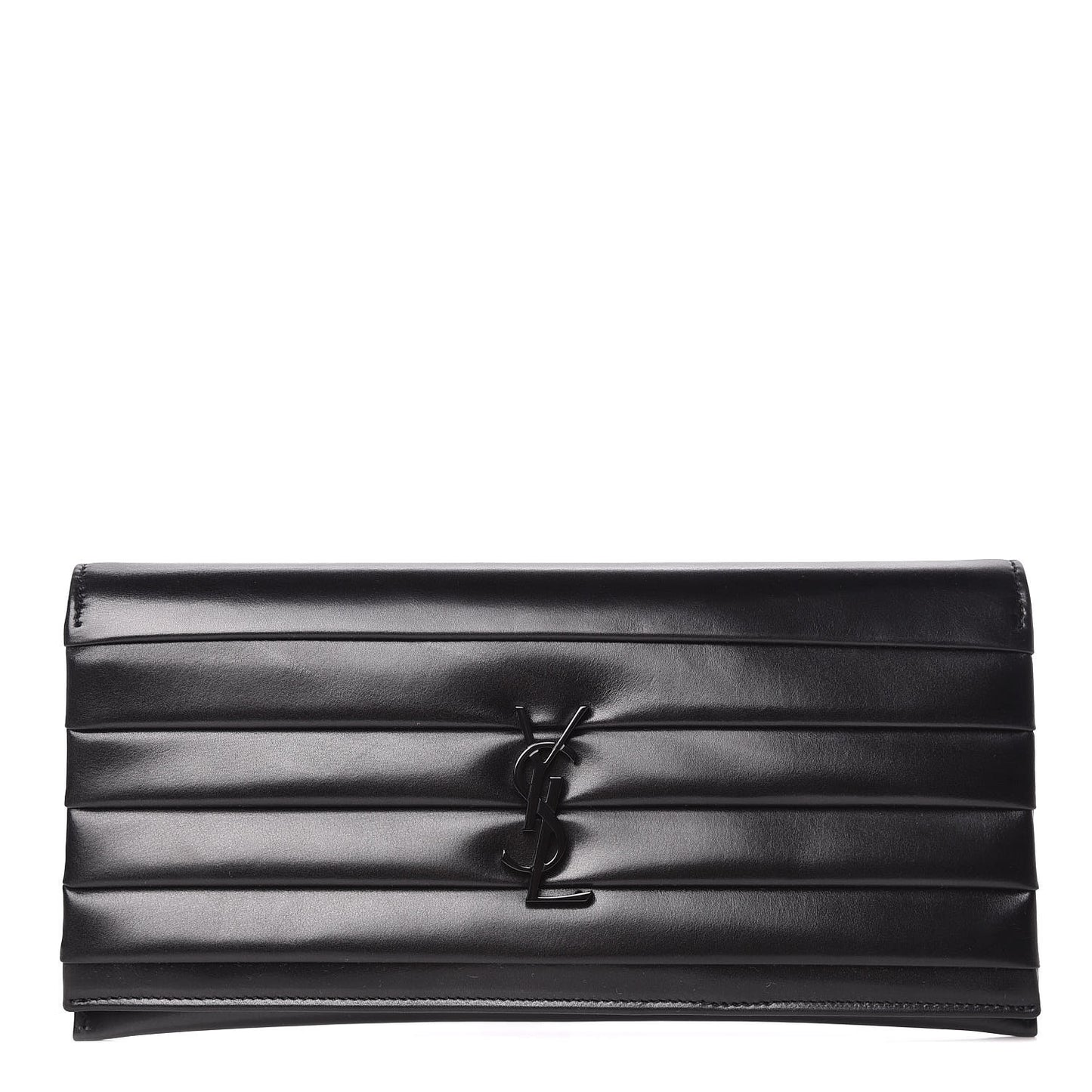 Calfskin Monogram Smoking Clutch Black