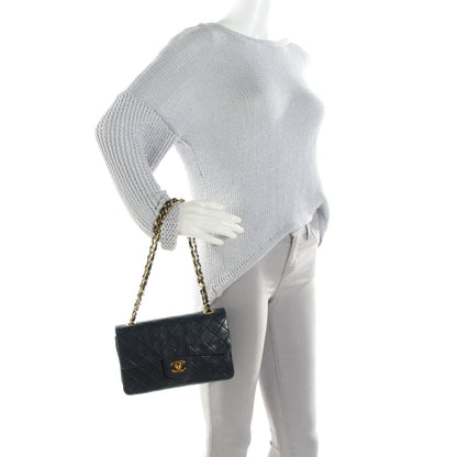 Chanel Lambskin Quilted Small Double Flap Black 5 of 12