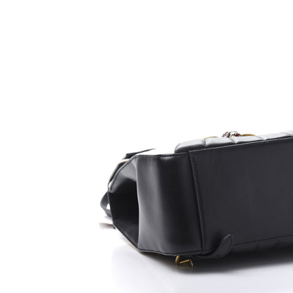 Gucci Calfskin Bamboo Trapuntata Queen Margaret Backpack Mystic White Black 5 of 14