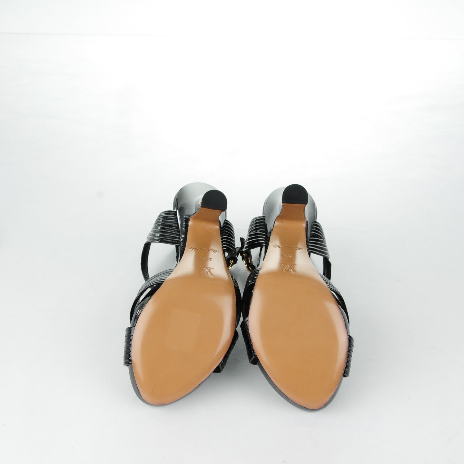Louis Vuitton Cambronne Cross Sandal 35.5 Black 5 of 7