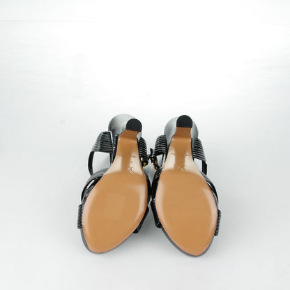 Louis Vuitton Cambronne Cross Sandal 35.5 Black 5 of 7