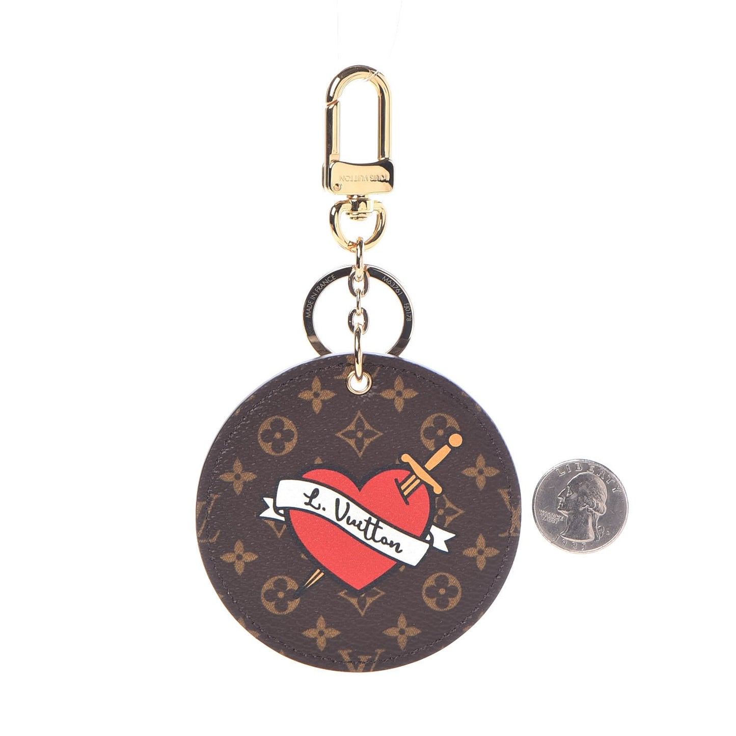 Monogram Stories Bag Charm Key Holder