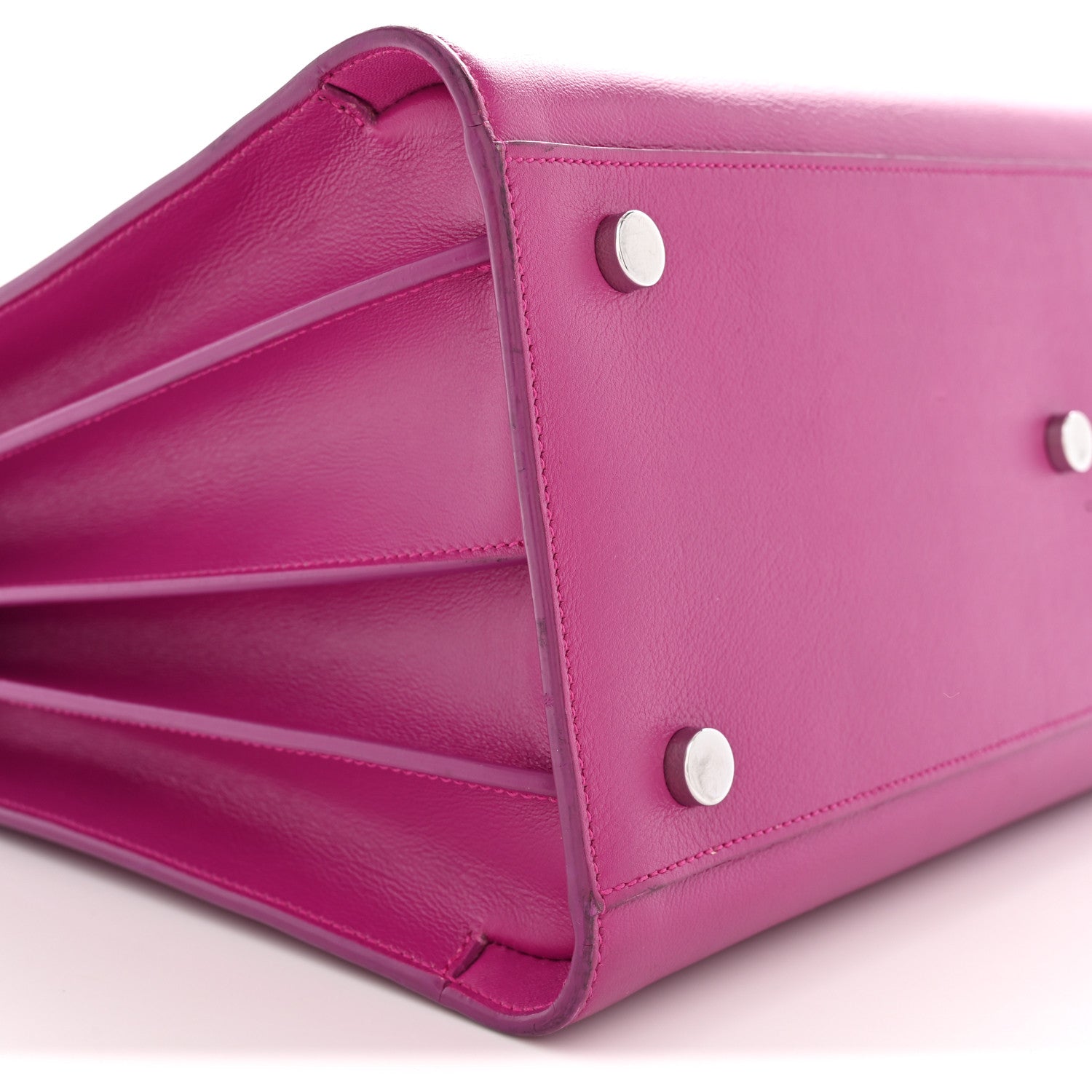 Saint Laurent Calfskin Small Sac De Jour Electric Pink 9 of 12