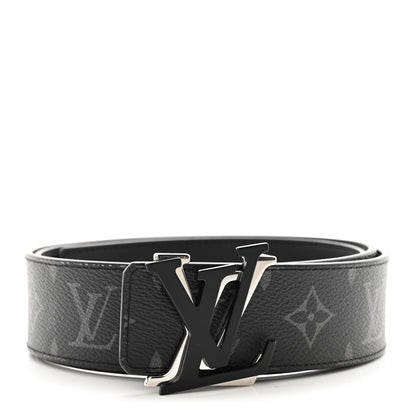 Louis Vuitton Calfskin Monogram Eclipse 40mm Shake LV Initiales Reversible Belt 100 40 1 of 7