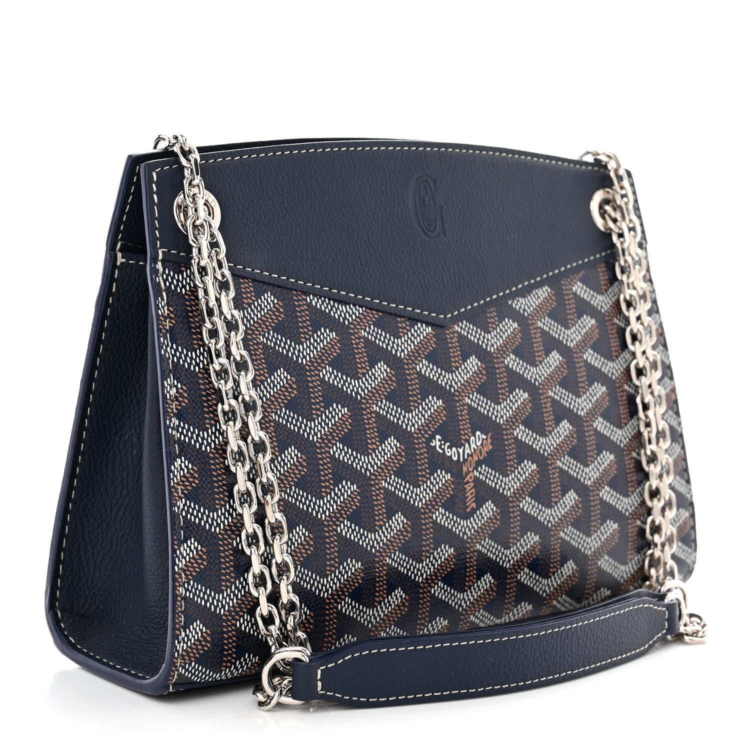Goyard Goyardine Mini Rouette Structure Navy 3 of 9