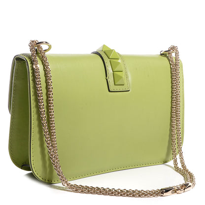 Valentino Garavani Vitello Medium Glam Lock Rockstud Flap Pop Apple 3 of 9