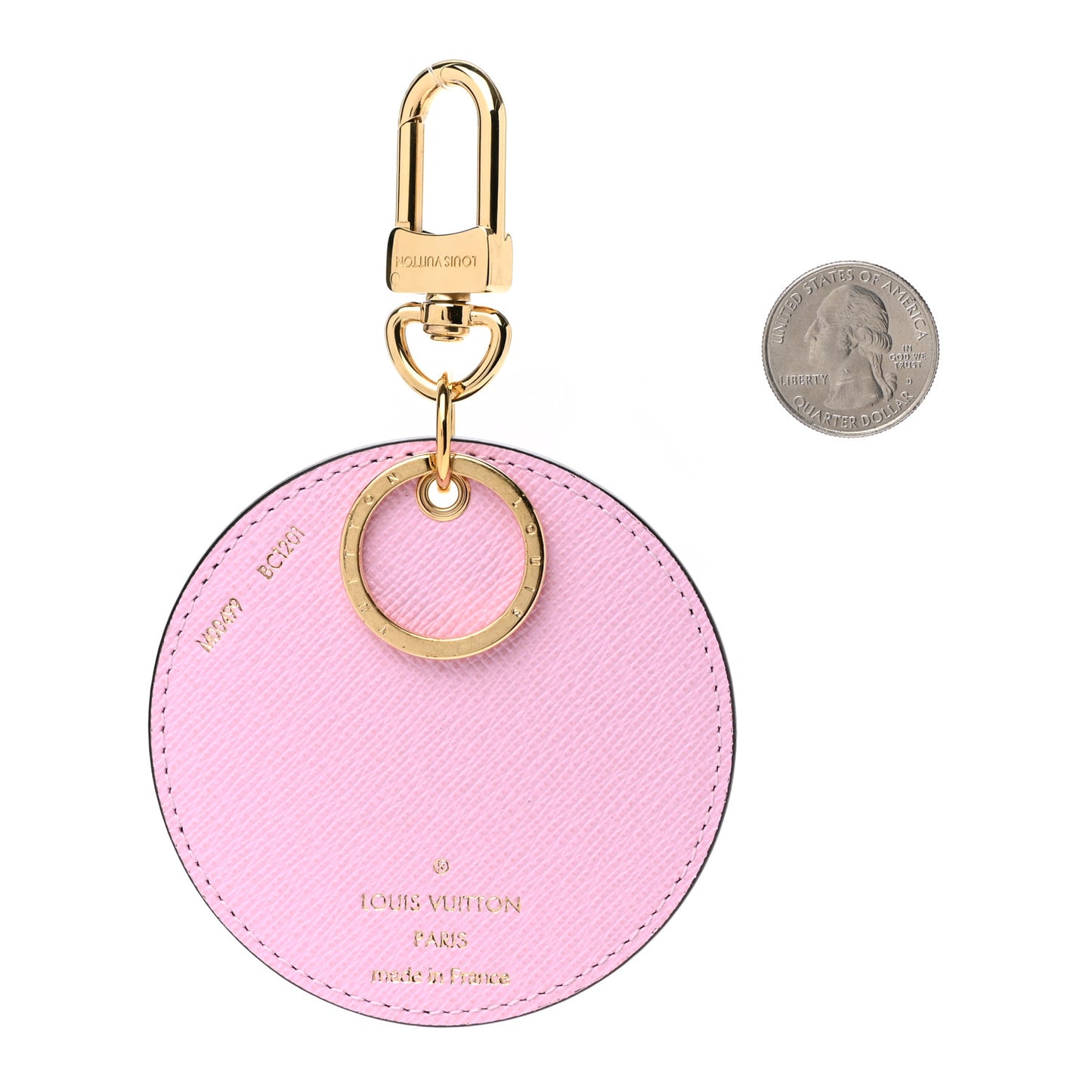 Monogram 2021 Christmas Animation Japanese Garden Bag Charm Key Ring Wisteria Pink