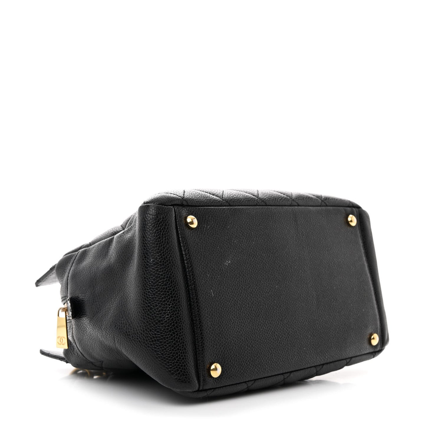 Caviar Quilted Petit Timeless Tote PTT Black