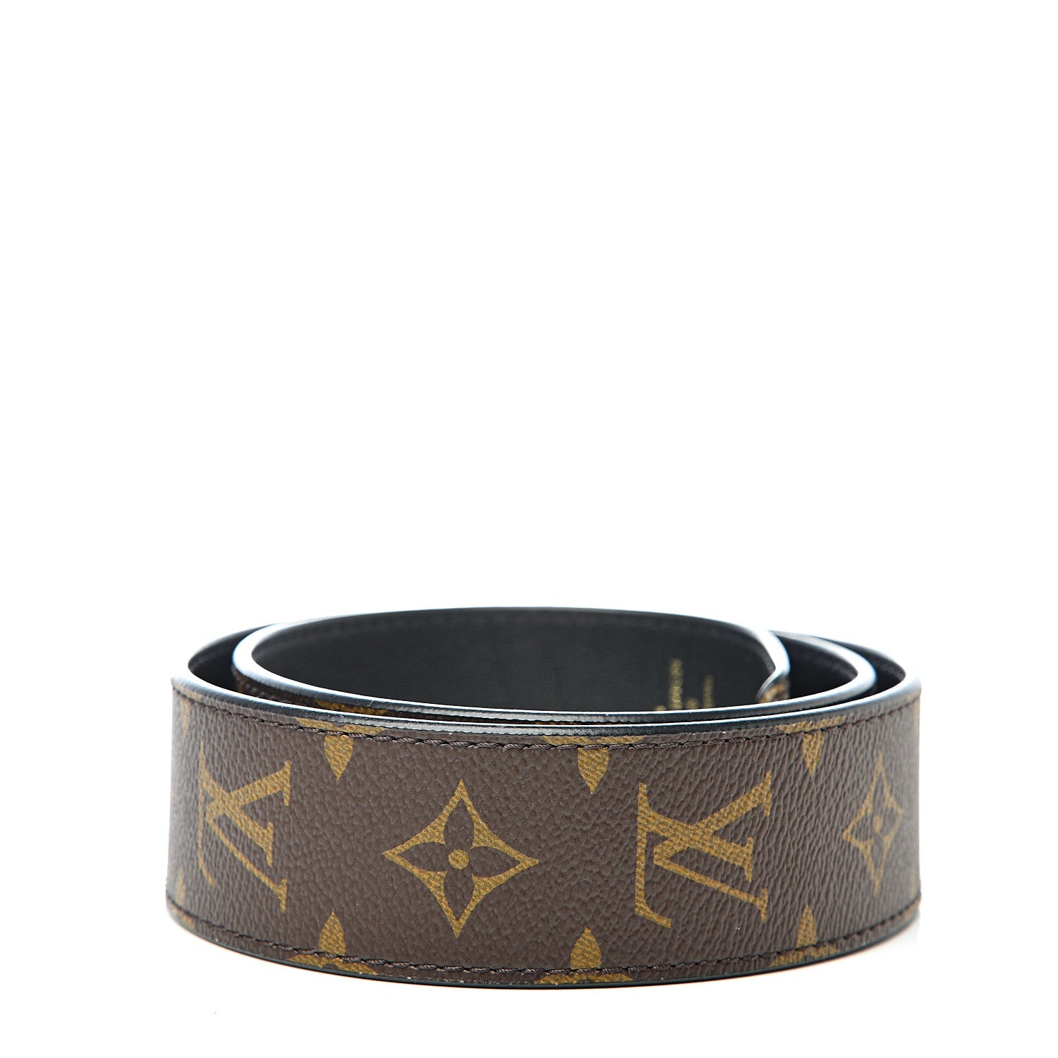 Louis Vuitton Monogram Bandouliere Shoulder Strap Black 2 of 4