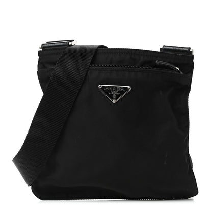 Prada Tessuto Nylon Messenger Bag Black 1 of 5