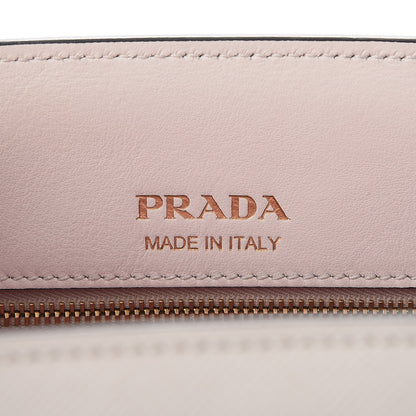 Prada Saffiano Calfskin Bibliotheque Top Handle White Begonia 7 of 8
