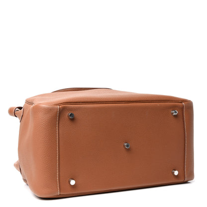 Hermes Taurillon Clemence Lindy 34 Gold 4 of 9
