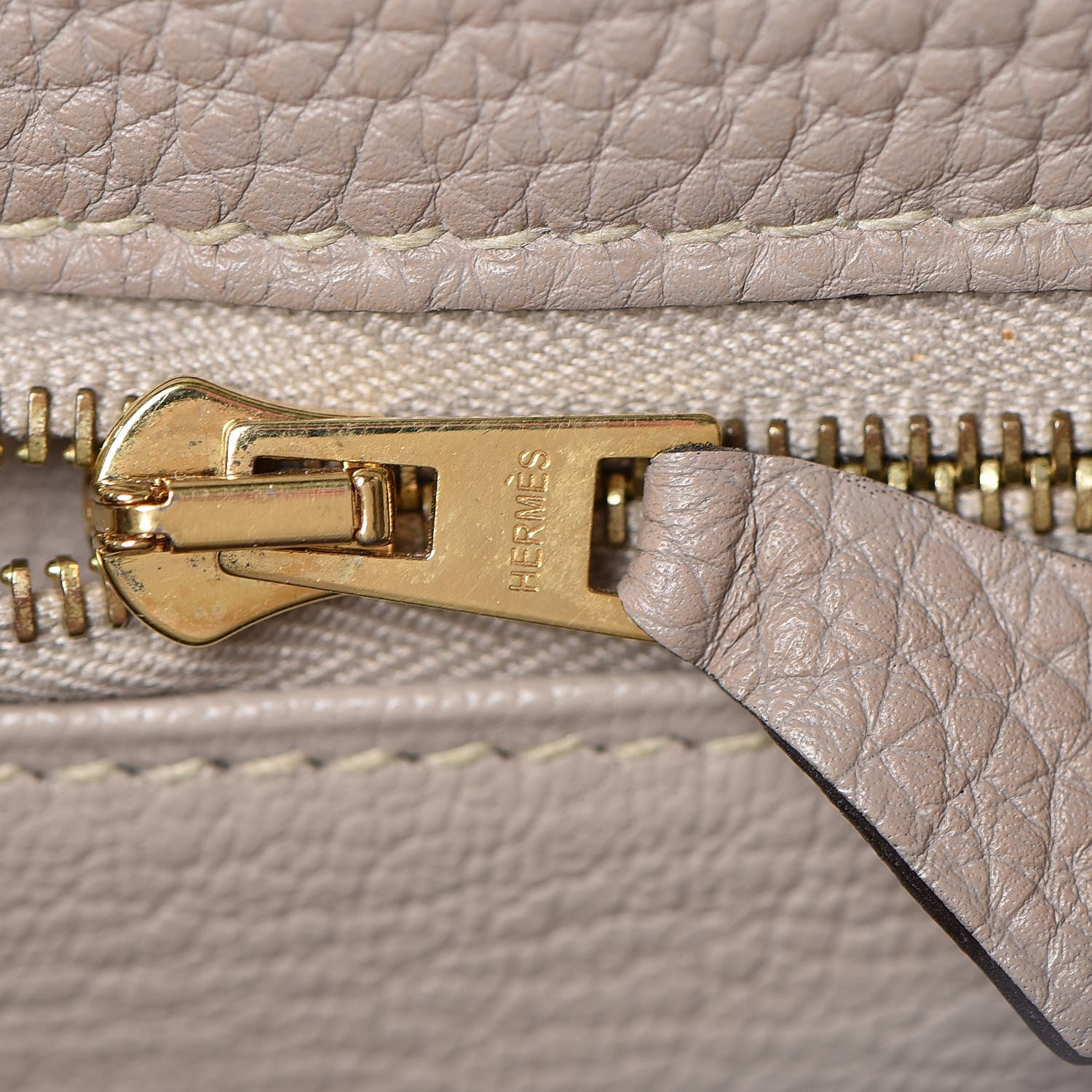 Hermes Taurillon Clemence Kelly Retourne 28 Gris Touterelle 12 of 31