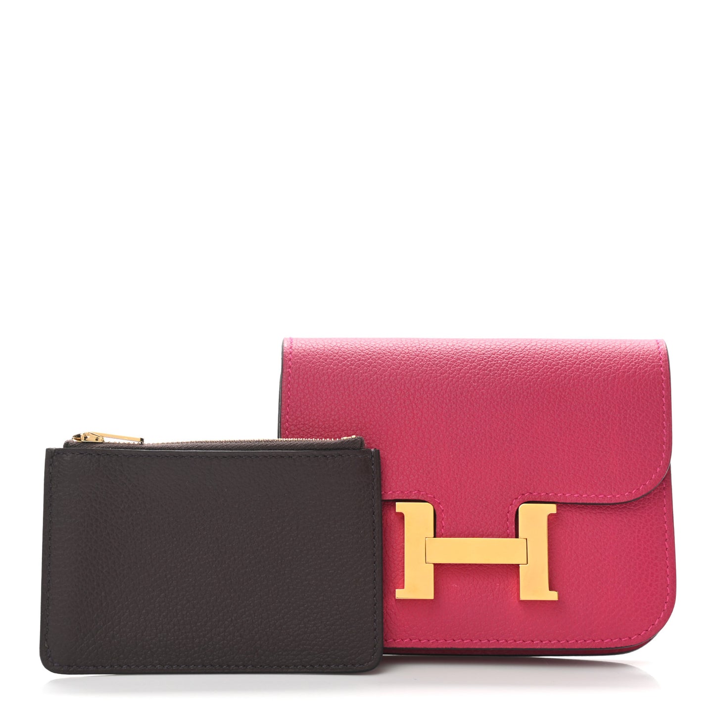 Evercolor Verso Constance Slim Wallet Rose Mexico Chocolate