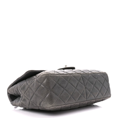 Chanel Lambskin Quilted Jumbo Single Flap Grey 4 of 12