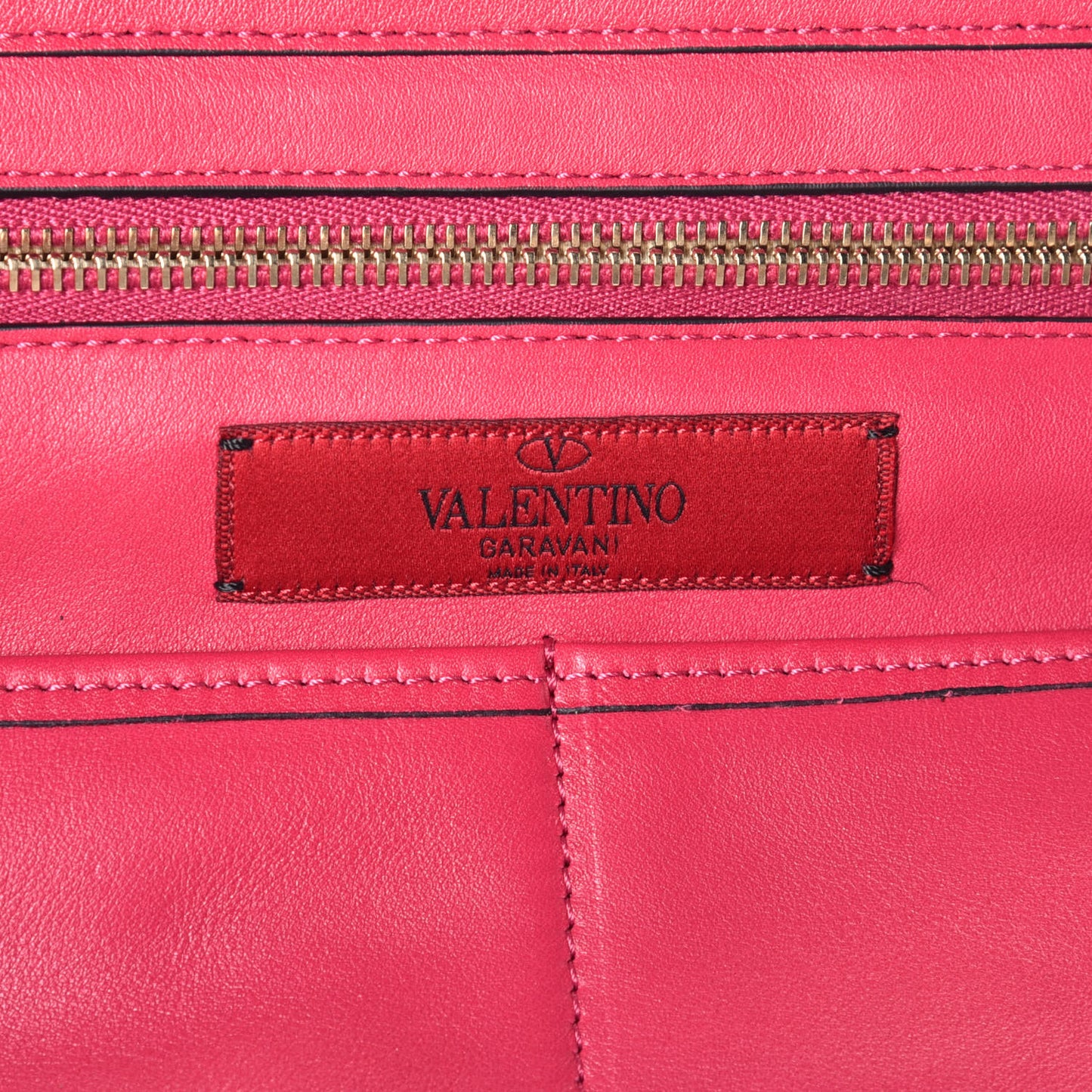 Vitello Medium Rockstud Tote Cyclamin