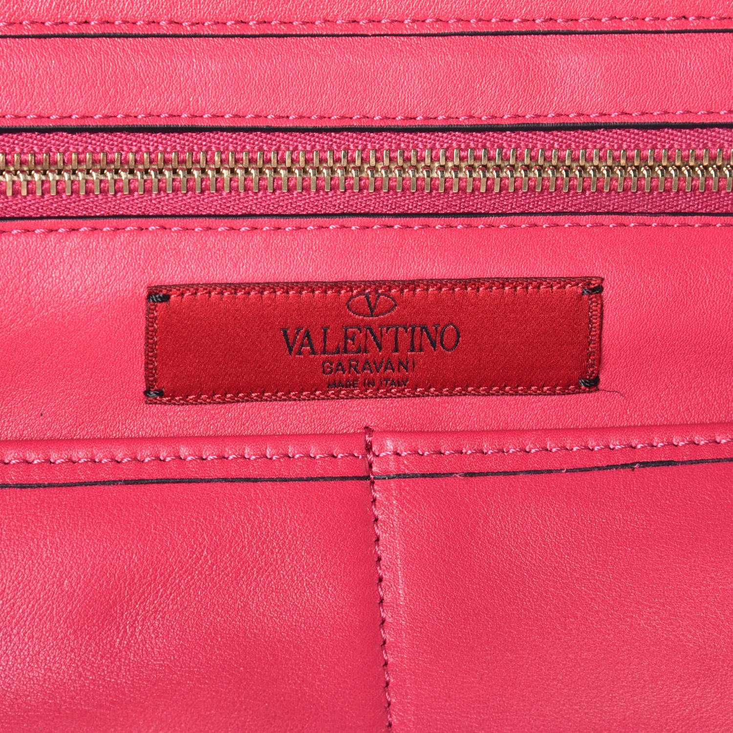 Valentino Garavani Vitello Medium Rockstud Tote Cyclamin 7 of 9
