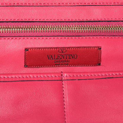 Valentino Garavani Vitello Medium Rockstud Tote Cyclamin 7 of 9