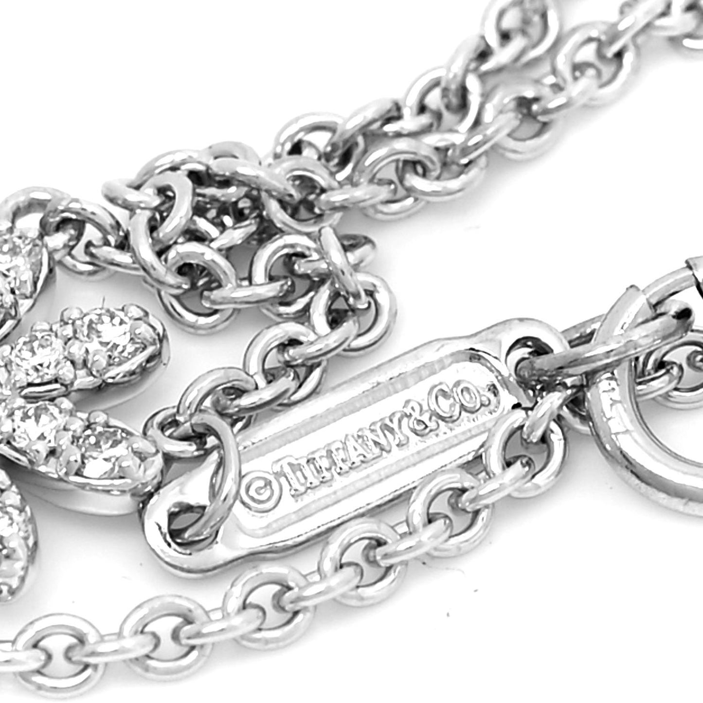 18K White Gold Diamond Enchant Garden Flower Bracelet