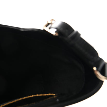 Gucci Tritone Calfskin Web Mini Ophidia Bucket Bag Black 5 of 9