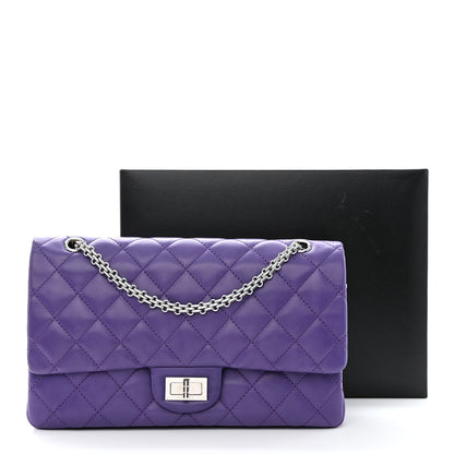 Chanel Lambskin Quilted 2.55 Reissue 226 Flap Purple 15 of 15