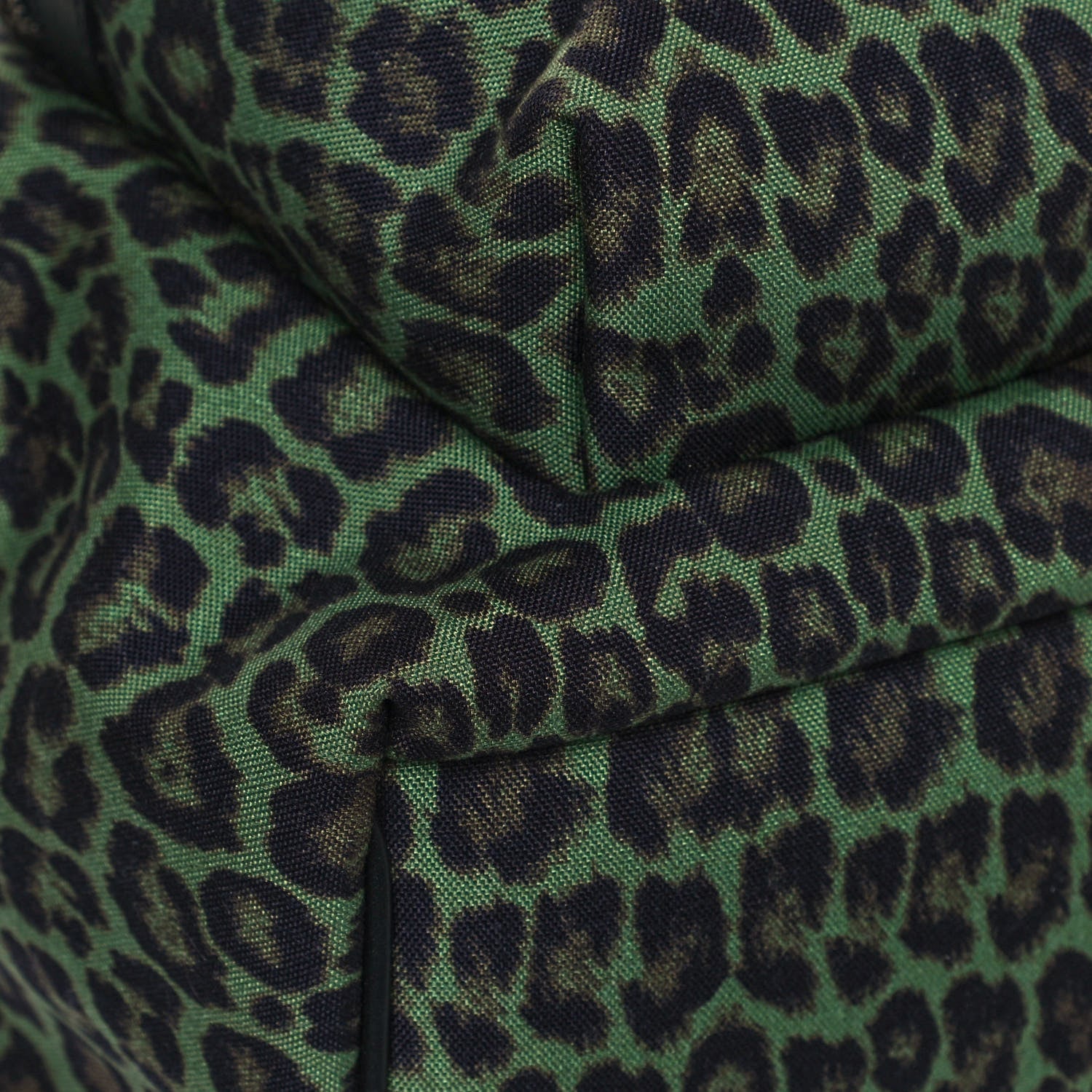 Saint Laurent Printed Canvas Leopard Classic Hunting Backpack Green 8 of 11