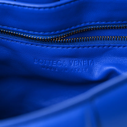 Bottega Veneta Lambskin Maxi Intreccio Padded Chain Cassette Crossbody Bag Cobalt 5 of 8