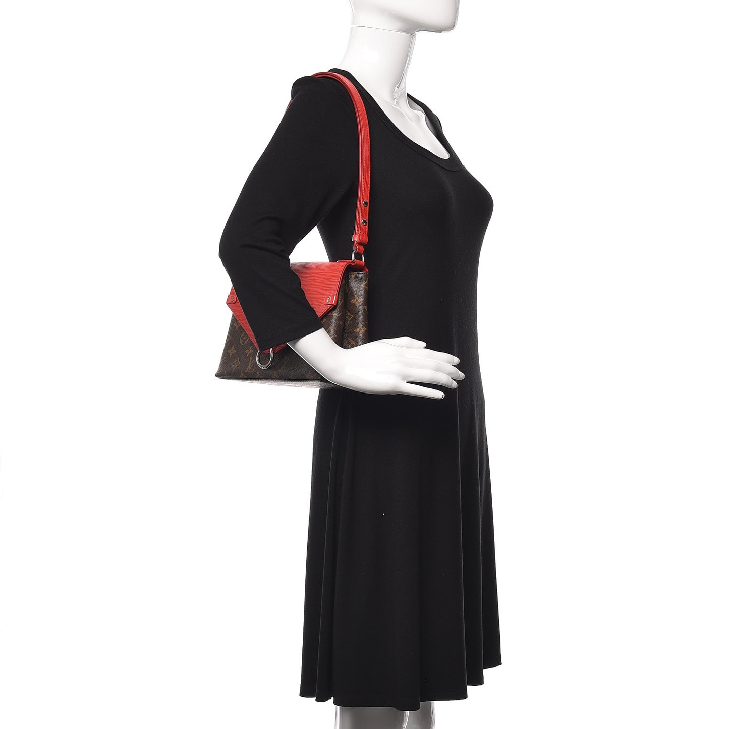 Monogram Epi Saint Michel Coquelicot