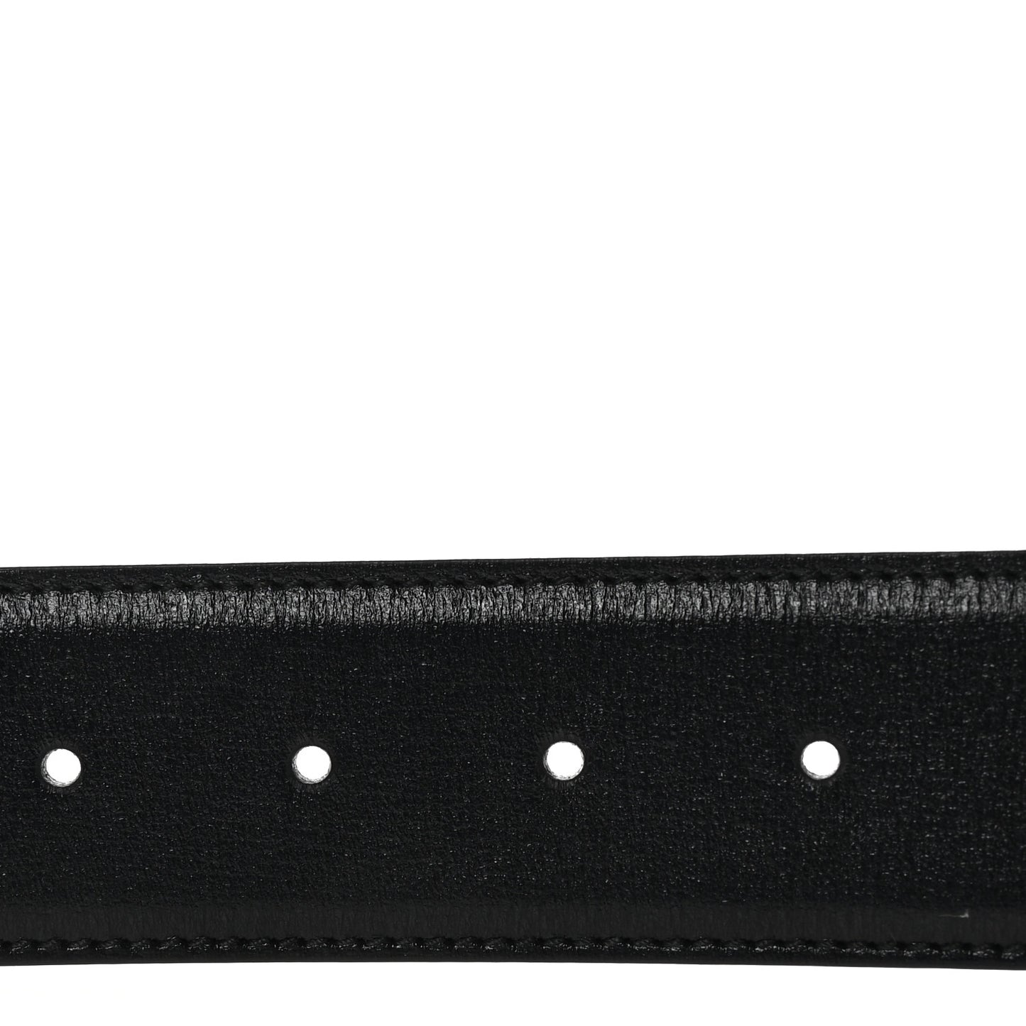 Azalea Calfskin Enamel Monochrome Double G 40mm Belt 90 36 Black