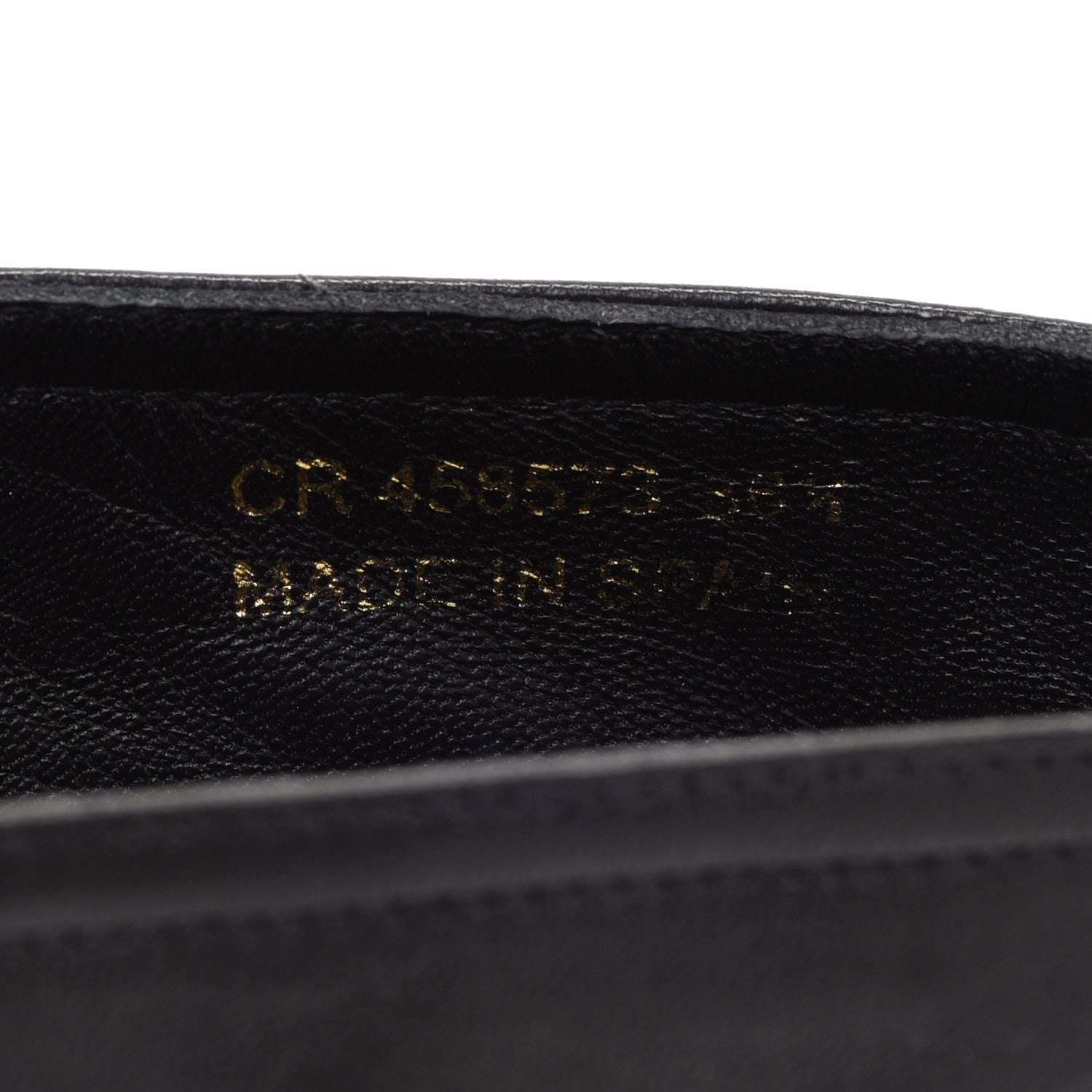 Saint Laurent Lambskin Monogram Espadrilles 36.5 Black 9 of 9