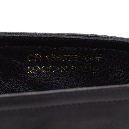 Saint Laurent Lambskin Monogram Espadrilles 36.5 Black 9 of 9