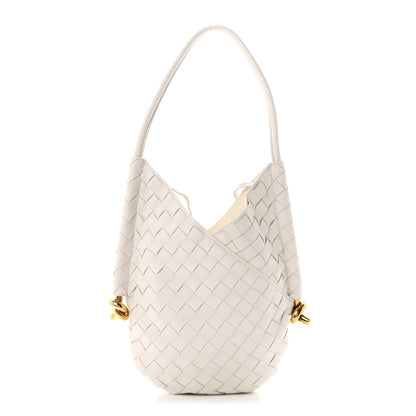 Bottega Veneta Nappa Intrecciato Small Solstice Hobo White 1 of 11