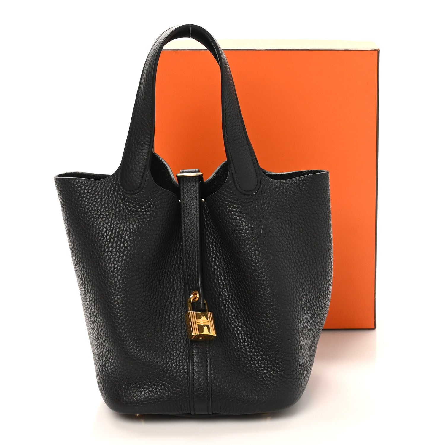 Hermes Taurillon Clemence Picotin Lock 18 PM Black 13 of 13