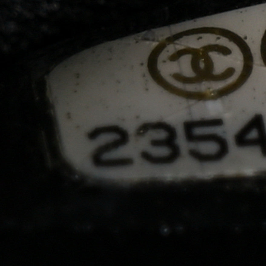 Chanel Tweed Quilted Chain Embellished Medium Double Flap Black Multicolor 7 of 9