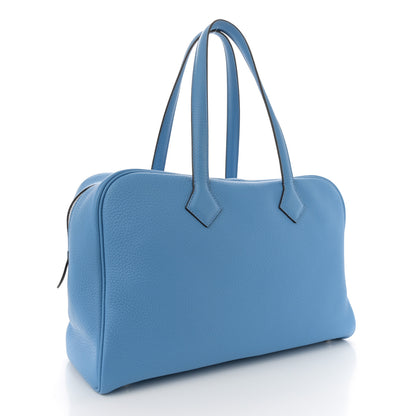 Hermes Taurillon Clemence Victoria II 35 Bleu Paradis 3 of 11