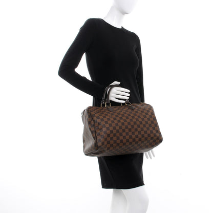 Louis Vuitton Damier Ebene Speedy 35 2 of 16