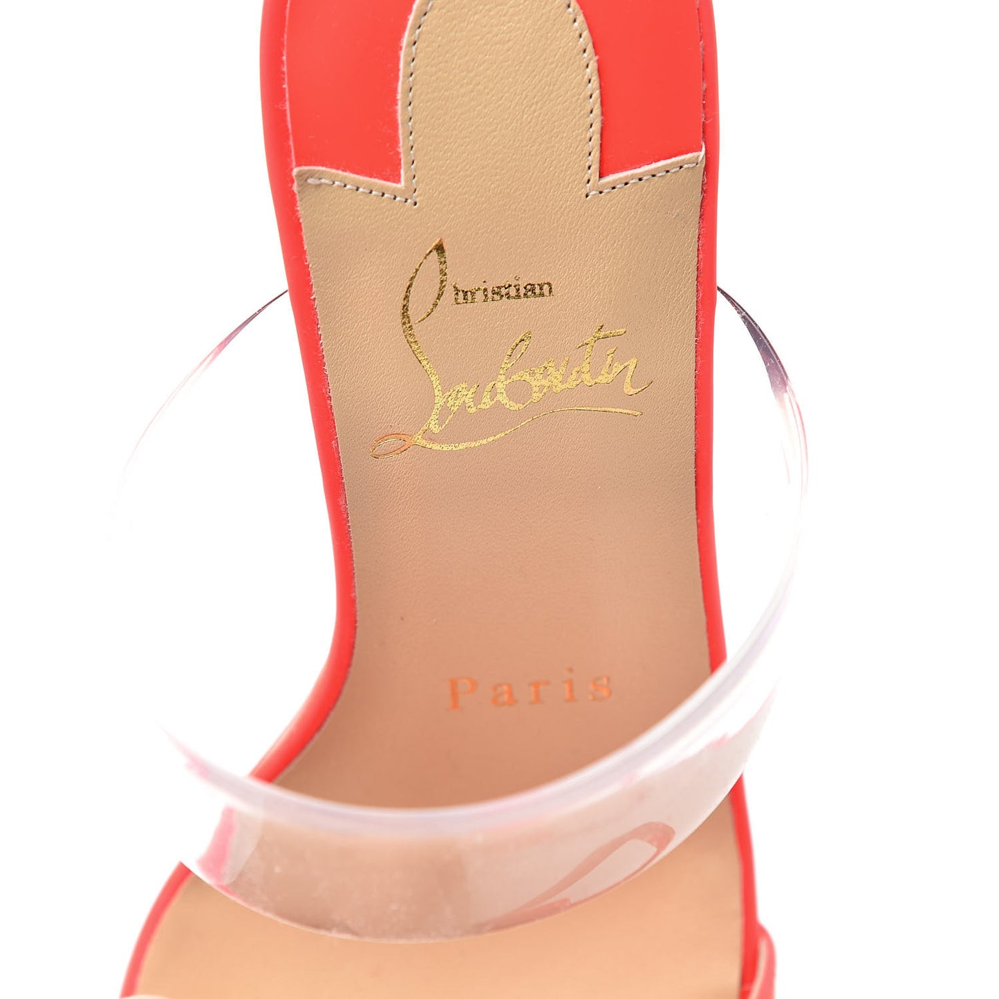 Matt Patent PVC Just Nodo 85 Slide Sandals 35.5 Fluo