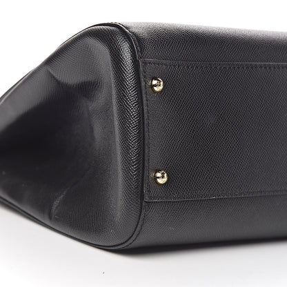 Dolce & Gabbana Dauphine Large Miss Sicily Satchel Black 10 of 19